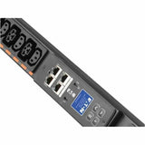 Eaton Universal-Input Metered PDU G4, 208V and 415/240V, 24 Outlets, Input Cable Sold Separately, 0U Vertical — EVMIGU23A-E
