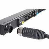 Eaton Universal-Input Metered PDU G4, 208V and 415/240V, 24 Outlets, Input Cable Sold Separately, 0U Vertical — EVMIGU23A-E