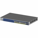 Netgear Gigabit PoE+ Smart Switches with 4 Dedicated 10G SFP+ Ports — GS728TXP-300NAS