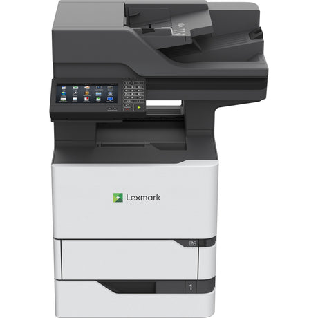 Lexmark MX720 MX722adhe Laser Multifunction Printer-Monochrome-Copier/Fax/Scanner-70 ppm Mono Print-1200x1200 Print-Automatic Duplex Print-350000 Pages Monthly-650 sheets Input-Color Scanner-600 Optical Scan-Monochrome Fax-Gigabit Ethernet — 25B0001