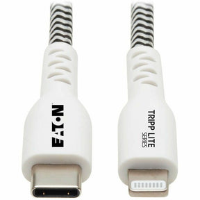Eaton Tripp Lite Series Heavy-Duty USB-C to Lightning Sync/Charge Cable with Status LED - MFi Certified, M/M, USB 2.0, 3 ft. — M102-003-HD-SL