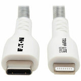 Eaton Tripp Lite Series Heavy-Duty USB-C to Lightning Sync/Charge Cable with Status LED - MFi Certified, M/M, USB 2.0, 3 ft. — M102-003-HD-SL