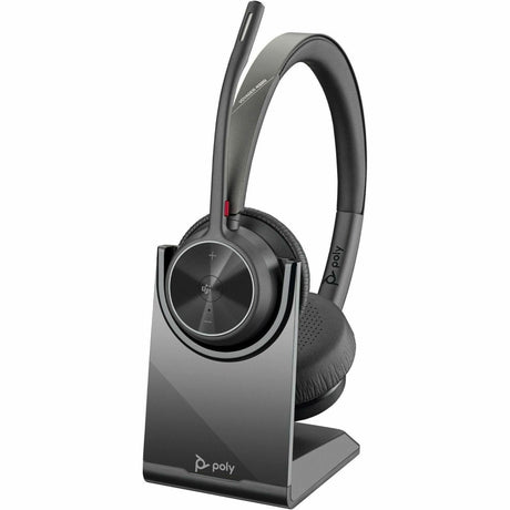 Poly Voyager 4320 Microsoft Teams Certified Headset + BT700 Dongle + Charging Stand — 77Z00AA