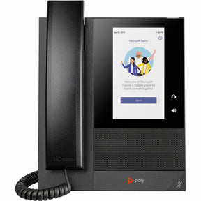 Poly CCX 400 IP Phone - Corded - Corded - Desktop, Wall Mountable - Black — 848Z8AA#AC3