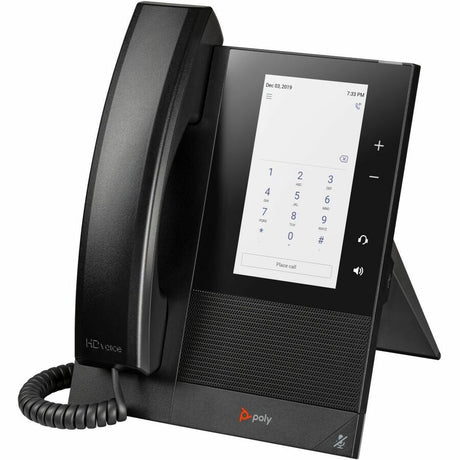 Poly CCX 400 IP Phone - Corded - Corded - Desktop, Wall Mountable - Black — 848Z8AA#AC3