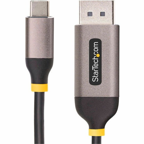 StarTech.com 10ft (3m) USB-C to DisplayPort Adapter Cable, 8K 60Hz, 4K 144Hz, HDR10, USB Type-C to DP 1.4 Converter, USB4/TB3/4 Compatible — 142-USBC-DP-8K-10F