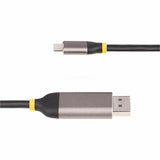StarTech.com 10ft (3m) USB-C to DisplayPort Adapter Cable, 8K 60Hz, 4K 144Hz, HDR10, USB Type-C to DP 1.4 Converter, USB4/TB3/4 Compatible — 142-USBC-DP-8K-10F