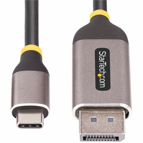 StarTech.com 10ft (3m) USB-C to DisplayPort Adapter Cable, 8K 60Hz, 4K 144Hz, HDR10, USB Type-C to DP 1.4 Converter, USB4/TB3/4 Compatible — 142-USBC-DP-8K-10F