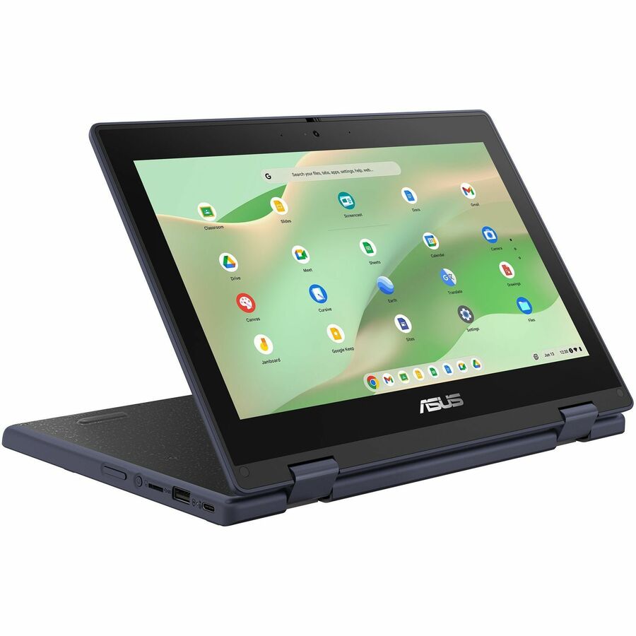 Asus Chromebook CR11 Flip CR11 CR1104FGA-YZ84T 11.6" Touchscreen Rugged Convertible 2 in 1 Chromebook - HD - Intel N-Series N100 - 8 GB - 64 GB Flash Memory - Mineral Gray — CR1104FGA-YZ84T