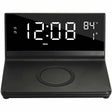 Supersonic Dual Alarm Clock with Wireless Charger 2-IN-1 Wireless Charger — SC-6025QI