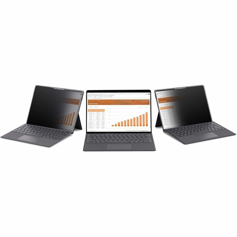 StarTech.com 4-Way 12.4in Surface Laptop Go 1/2/3 Privacy Screen Filter, For Portrait/Landscape, Touch-Enabled, +/- 30 Deg. View, Matte — 124SL-PRIVACY-SCREEN