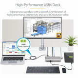 StarTech.com USB4 Docking Station, USB-C 40Gbps, up to Dual 4K 60Hz HDMI, Multi-Monitor Dock, 6-Port USB Hub, 2.5GbE, 100W Power Delivery — 155NA-USB4-DOCK
