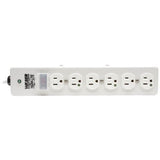 Eaton Tripp Lite Series Hospital-Grade Surge Protector with 6 Hospital-Grade Outlets, 10 ft. (3.05 m) Cord, 1050 Joules, UL 1363, Not for Patient-Care Rooms — SPS610HGRA