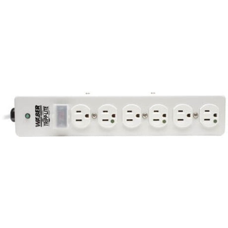 Eaton Tripp Lite Series Hospital-Grade Surge Protector with 6 Hospital-Grade Outlets, 10 ft. (3.05 m) Cord, 1050 Joules, UL 1363, Not for Patient-Care Rooms — SPS610HGRA