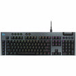 Logitech G915 X Low-Profile Wired Mechanical Gaming Keyboard, Double-Shot PBT Keycaps, Fully Programmable Keys, RGB Lighting, Aluminum Finish, GL Red Linear Switches - PC/Mac — 920-012950