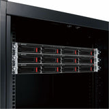 BUFFALO TeraStation 3430RN 4-Bay Secure SMB Rackmount NAS 8TB (2x4TB) with Hard Drives Included — TS3430RN0802