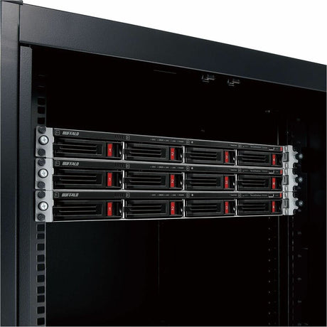 BUFFALO TeraStation 3430RN 4-Bay Secure SMB Rackmount NAS 8TB (2x4TB) with Hard Drives Included — TS3430RN0802