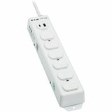 Eaton Tripp Lite Series Safe-IT UL 1363 Medical-Grade Power Strip, 6 Hospital-Grade Outlets, USB Charging, Safety Covers, Antimicrobial, 6 ft. Cord — PS-606-HGUSB