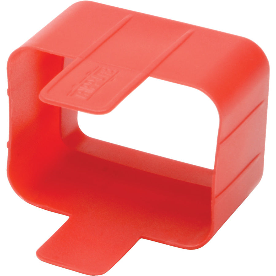 Eaton Tripp Lite Series Plug-Lock Inserts (C20 power cord to C19 outlet), Red, 100 pack — PLC19RD