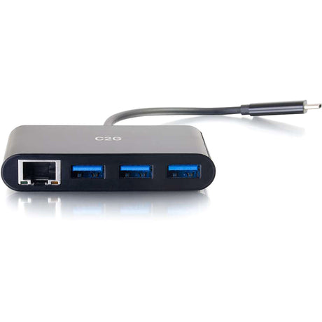 C2G USB C Hub with Ethernet - 3-Port USB Hub — 29747