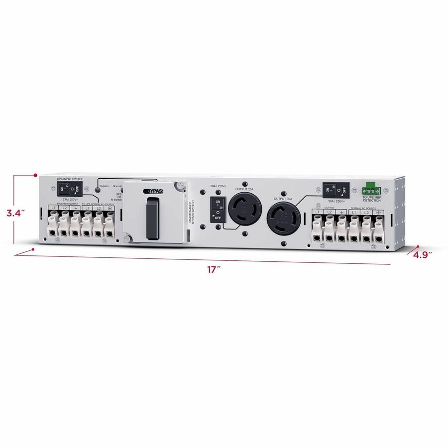 CyberPower MBP63A2 208 VAC 63A Maintenance Bypass UPS — MBP63A2