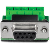 TRENDnet RS232 to RS422 RS485 Converter Adapter, Serial Port Data Converter, Black, TI-S100