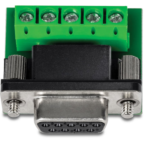 TRENDnet RS232 to RS422 RS485 Converter Adapter, Serial Port Data Converter, Black, TI-S100