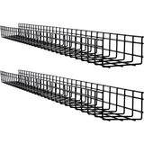 Eaton Tripp Lite Series Wire Mesh Cable Tray - 150 x 100 x 1500 mm (6 in. x 4 in. x 5 ft.), 2-Pack — SRWB6410X2STR