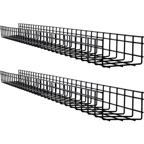 Eaton Tripp Lite Series Wire Mesh Cable Tray - 150 x 100 x 1500 mm (6 in. x 4 in. x 5 ft.), 2-Pack — SRWB6410X2STR