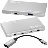 Plugable USB4 Hub, 5-in-1 Thunderbolt 4 Hub with 60W Charging, Single 8K or Dual 4K Display — USB4-HUB3A