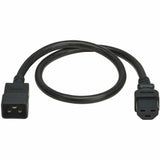 Eaton Tripp Lite Series Power Cord, C20 to C21 - Heavy-Duty, 20A, 250V, 12 AWG, 2 ft. (0.6 m), Black — P035-002