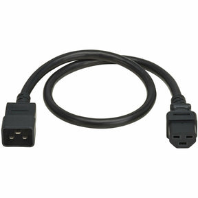 Eaton Tripp Lite Series Power Cord, C20 to C21 - Heavy-Duty, 20A, 250V, 12 AWG, 2 ft. (0.6 m), Black — P035-002