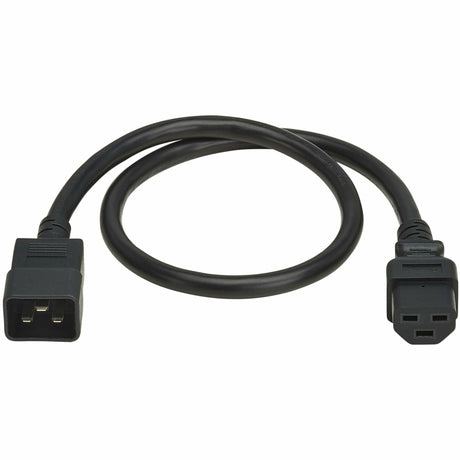Eaton Tripp Lite Series Power Cord, C20 to C21 - Heavy-Duty, 20A, 250V, 12 AWG, 2 ft. (0.6 m), Black — P035-002