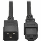 Eaton Tripp Lite Series Power Cord, C20 to C21 - Heavy-Duty, 20A, 250V, 12 AWG, 2 ft. (0.6 m), Black — P035-002
