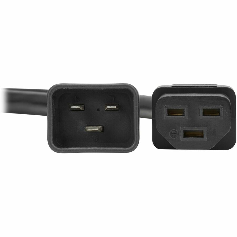 Eaton Tripp Lite Series Power Cord, C20 to C21 - Heavy-Duty, 20A, 250V, 12 AWG, 2 ft. (0.6 m), Black — P035-002