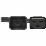 Eaton Tripp Lite Series Power Cord, C20 to C21 - Heavy-Duty, 20A, 250V, 12 AWG, 2 ft. (0.6 m), Black — P035-002