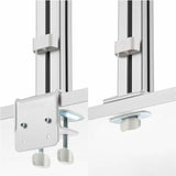 StarTech.com Six-Monitor Desk Mount with Crossbar, Up To 32-inch Computer Screens, Max 17.6lb (8kg) each, Dual Column, C-clamp/Grommet — 6-MONITOR-ARM-A
