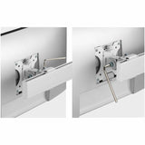 StarTech.com Six-Monitor Desk Mount with Crossbar, Up To 32-inch Computer Screens, Max 17.6lb (8kg) each, Dual Column, C-clamp/Grommet — 6-MONITOR-ARM-A