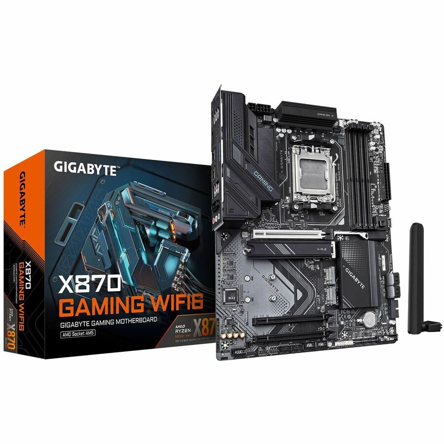 Gigabyte Ultra Durable X870 GAMING WIFI6 Gaming Desktop Motherboard - AMD X870 Chipset - Socket AM5 - ATX — X870 GAMING WF6
