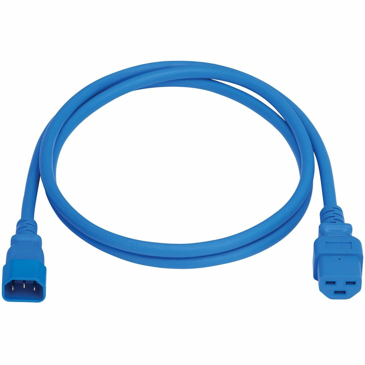 Eaton Tripp Lite Series Power Cord, C14 to C21 - Heavy-Duty, 15A, 250V, 14 AWG, 5 ft. (1.5 m), Blue — P037-005-ABL