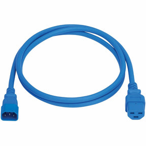 Eaton Tripp Lite Series Power Cord, C14 to C21 - Heavy-Duty, 15A, 250V, 14 AWG, 5 ft. (1.5 m), Blue — P037-005-ABL