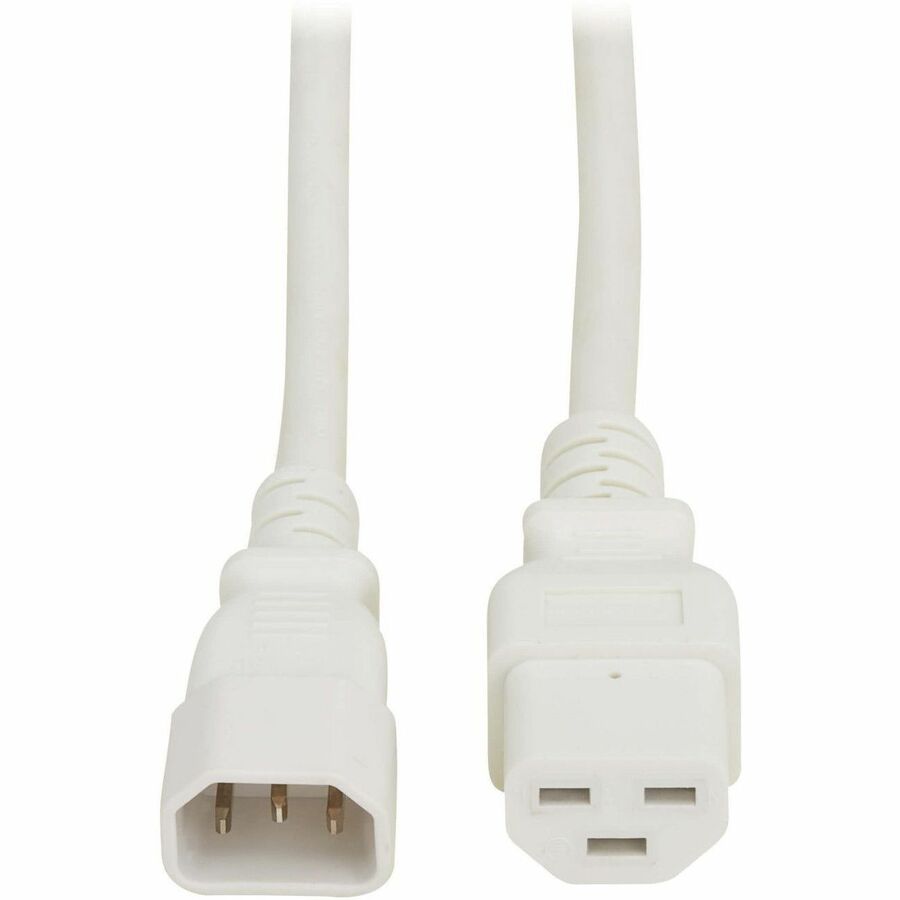 Eaton Tripp Lite Series Power Cord, C14 to C21 - Heavy-Duty, 15A, 250V, 14 AWG, 2 ft. (0.6 m), White — P037-002-AWH