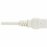 Eaton Tripp Lite Series Power Cord, C14 to C21 - Heavy-Duty, 15A, 250V, 14 AWG, 2 ft. (0.6 m), White — P037-002-AWH