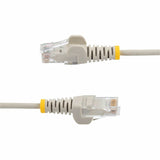 StarTech.com 20ft Gray Slim CAT6 Ethernet Cable, Slim Snagless RJ45, UTP, LSZH, 28AWG Bare Copper, Slim Network Patch Cord, Fluke Tested — N6PAT20GRS