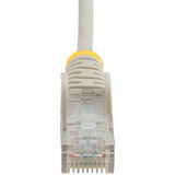 StarTech.com 20ft Gray Slim CAT6 Ethernet Cable, Slim Snagless RJ45, UTP, LSZH, 28AWG Bare Copper, Slim Network Patch Cord, Fluke Tested — N6PAT20GRS