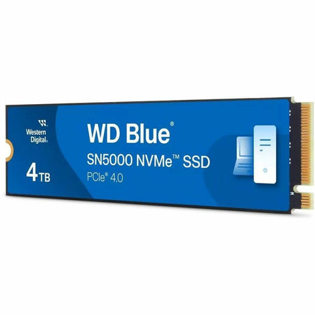 WD Blue SN5000 WDS400T4B0E-00BKY0 Solid State Drive - M.2 2280 Internal - PCI Express NVMe (PCI Express NVMe 4.0 x4) — WDS400T4B0E-00BKY0