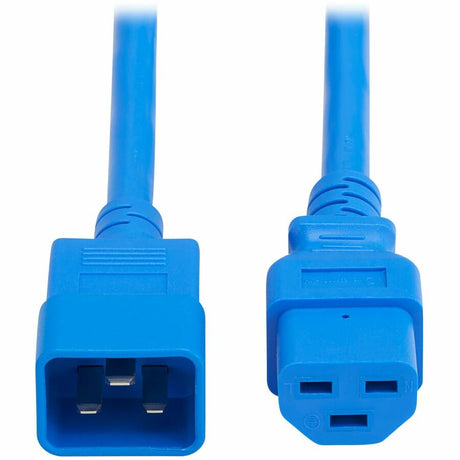 Eaton Tripp Lite Series Power Cord, C20 to C21 - Heavy-Duty, 20A, 250V, 12 AWG, 6 ft. (1.8 m), Blue — P035-006-ABL