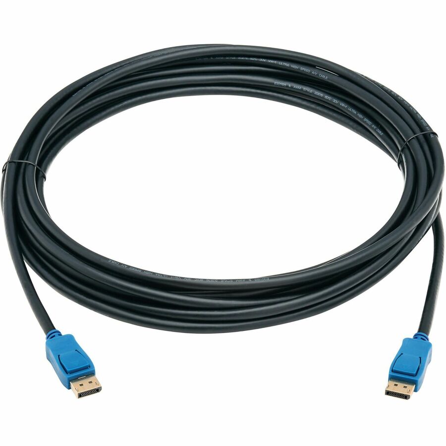 Eaton Tripp Lite Series DisplayPort Cable with Latching Connectors (M/M), 8K 60 Hz, HDR, HBR3, 4:4:4, HDCP 2.2, 25 ft. (7.6 m), Black — P580-025-8K6
