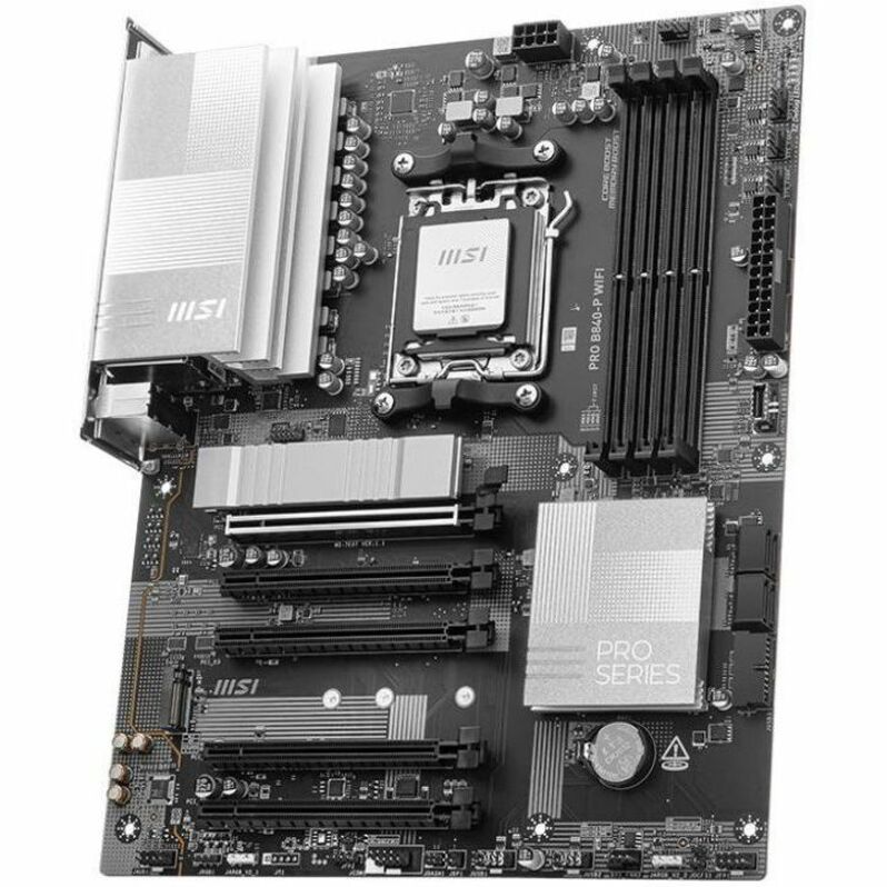 MSI Pro B840-P WIFI Gaming Desktop Motherboard - AMD B840 Chipset - Socket AM5 - ATX — PROB840PWIFI