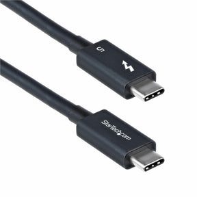 StarTech.com 1.5ft (50cm) Thunderbolt 5 Cable, 80Gbps/120Gbps, 240W PD, 8K 60Hz, Certified Thunderbolt Cable, Compatible w/TB4/USB-C — TBLT5MM50CM240W